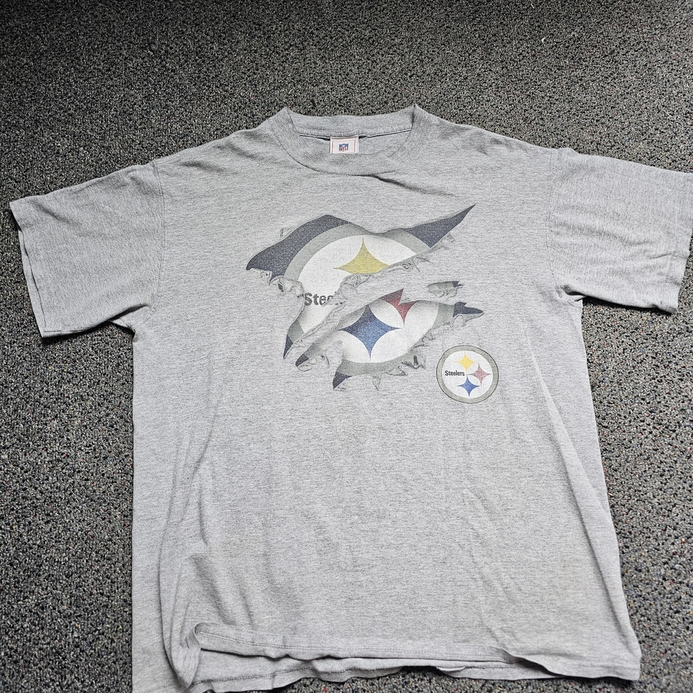 Rare Vintage Pittsburgh Steelers T Shirt Size XL-2X
